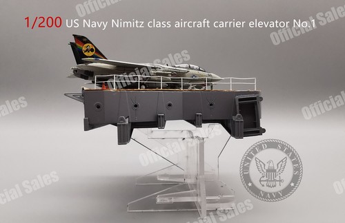 1/200 US NAVY Nimitz Class Aircraft Carrier Elevator NO.1 Finished Scene Model - Picture 4 of 12