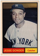 1982 Renata Galasso  Jesse Gonder #12 1961 World Champion New York Yankees