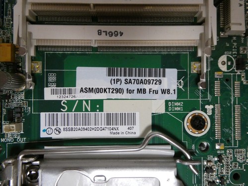 M93 Microboard Lenovo ThinkCentre M93 M93p Tiny/Mini/Micro PC Motherboard No Wifi +VGA ...