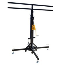 Height Adjust 2Layers Stage Bracket with 16 Lights Position Stand with Wheels