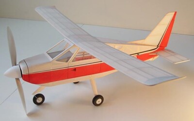 Bede BD-6 Rubber 16'' WS RC Model Airplane Plans Templates PDF on USB
