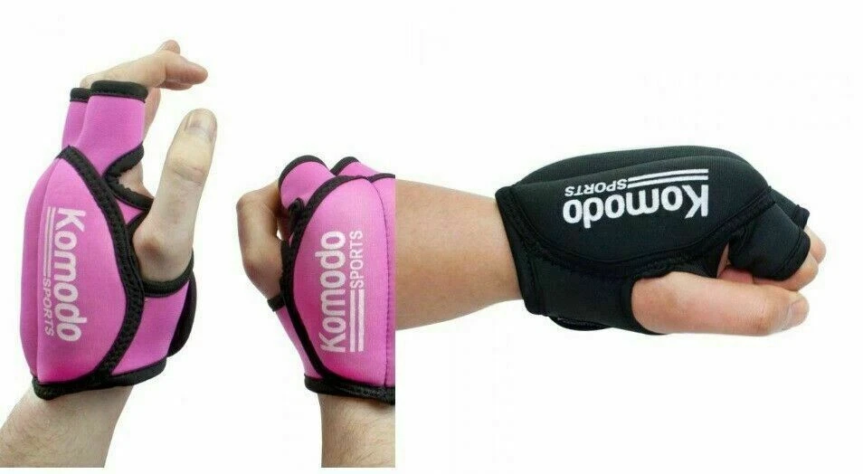 Running with sales weighted gloves