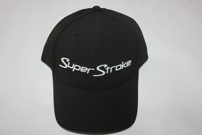 NEW SUPERSTROKE HAT - BLACK - ADJUSTABLE