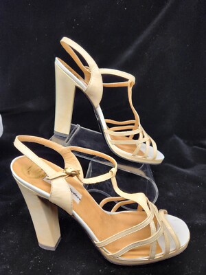 Vintage 1970s GASUCCIO & SCALERA Italian Leather Strappy 