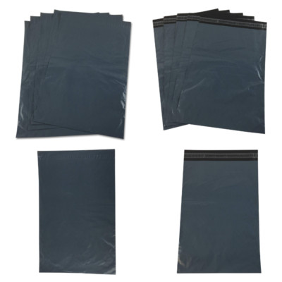 6X9 ZOLL GRAUE VERSANDTASCHEN 165X230 MM KLEIN STARK POLY SELBSTVERSIEGELND PAKET POST