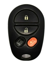 OEM Toyota Highlander Keyless Entry Remote Key Fob  GQ43VT20T 4 Button Hatch