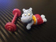 Happy Hippo, Tr&auml;umer Tommy mit Hantel, Fitnessfieber 1990