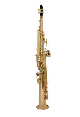 John Packer One-Piece Soprano Saxophone (JP243) - Gold Lacquer