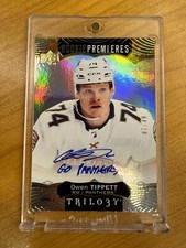 2017-18 UD Trilogy Owen TIPPETT Rookie Auto Level 3 - 07/49
