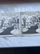 The Magician Monthly Magazine June And November 1922 Editions Magic