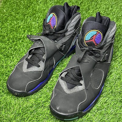 Nike Air Jordan 8 Retro Aqua 2015 Size 11 Mens RARE Black Nike Air Jordan 8 Retro Aqua 2015 Size 11 Mens RARE Black