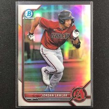 2022 Bowman Chrome Jordan Lawlar Bowman Prospect Base Refractor /499