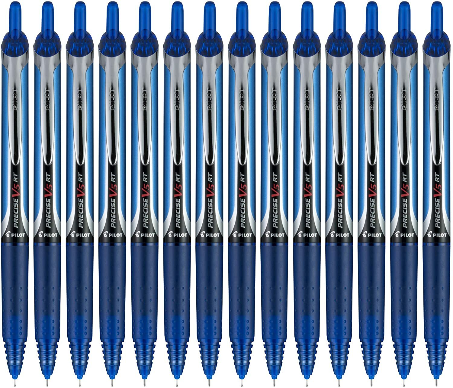 Precise V5 RT Refillable & Retractable Liquid Ink Rolling Ball Pens, Extra Fine