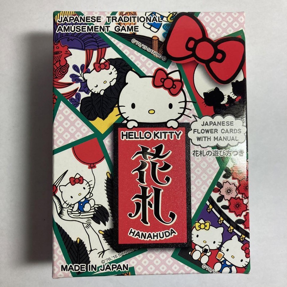 Hello Kitty Hanafuda With Instructions Angel Playing Cards japan eBay