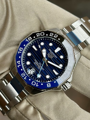 TAG Heuer Aquaracer Pro 300 GMT Sunray Dial 42 mm Watch WBP5114.BA0013 2025