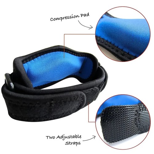 Tennis Elbow Support Strap Brace Arm Compression Arthritis /Golf Pain Relief UK - Picture 7 of 15