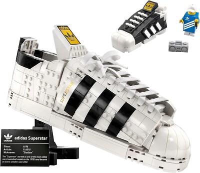 2x LEGO 10282 Adidas Superstar und 40486 Mini Adidas Super Star NEU