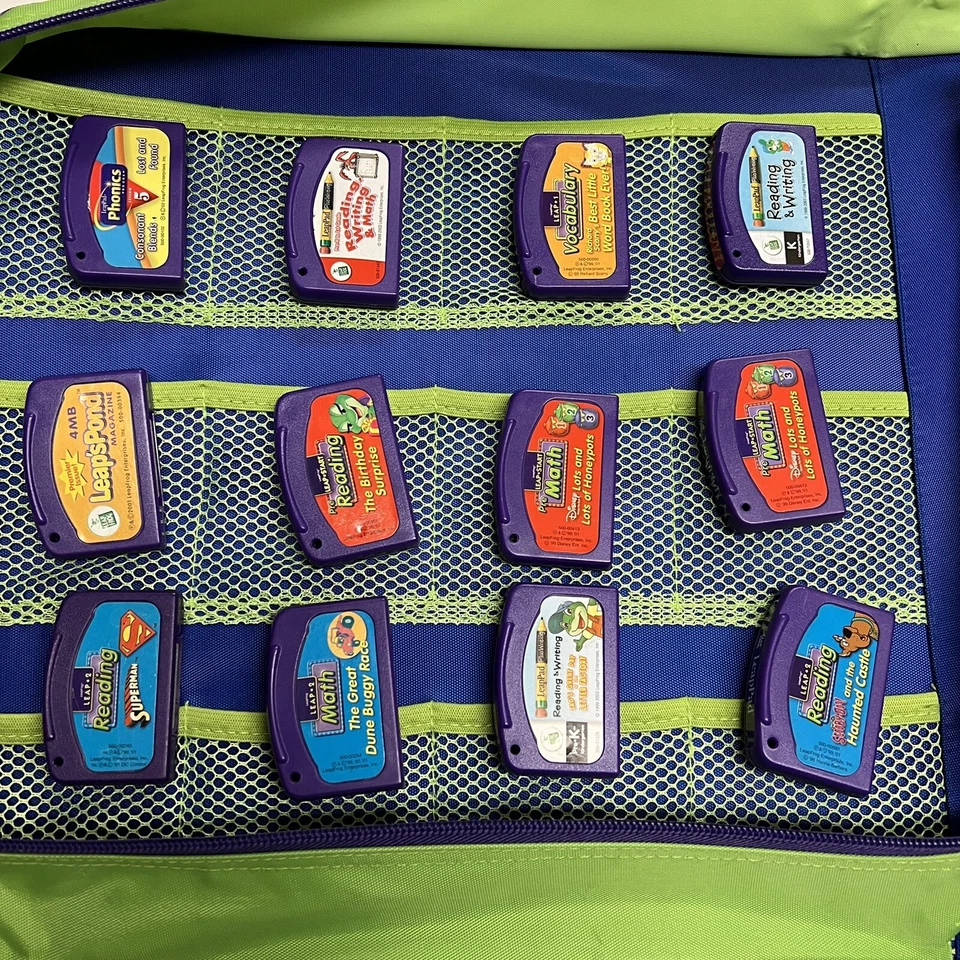 LeapFrog LeapPad Learning System bundle 17 Books 14 Cartridges - Image 3 of 4