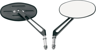 DRAG SPECIALTIES 0640-0286 MIRROR STEALTH II BLK