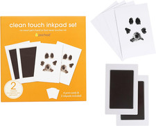 Almohadilla De Tinta Clean-touch Para Huellas De Mascotas Pequenas Y Tarjeta...
