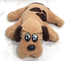 Pound Puppy Plush Stuffed Dog Vintage Tonka 1985 Puppies Small 8" Brown 1985