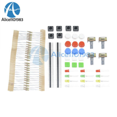 Electronic Parts Pack KIT for   Component Resistors Switch Button Set #D8