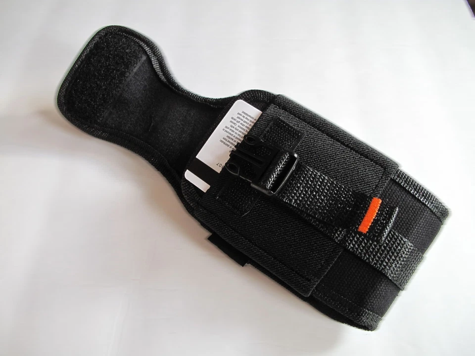 Funda protectora de nailon resistente resistente para iPhone 11 12 13 14 con soporte de identificación con clip Foto 4 de 4