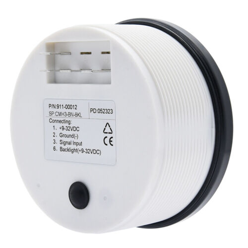 85mm Car Tachometer 0-8000 RPM Tacho Gauge Diesel Motor Engine Rev Counter 12V - Picture 12 of 15