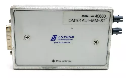 Luxcom OM101AUIMM-ST Fiber optic Ethernet Media Converter 0092