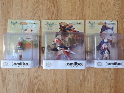 Nintendo Amiibo Monster Hunter Stories 2 Razewing Ratha, Tsukino, Ena Set