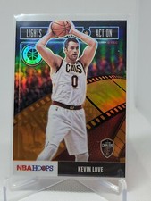 2019 Panini Hoops Premium Stock Lights Camera Action Orange Kevin Love #16 A9B