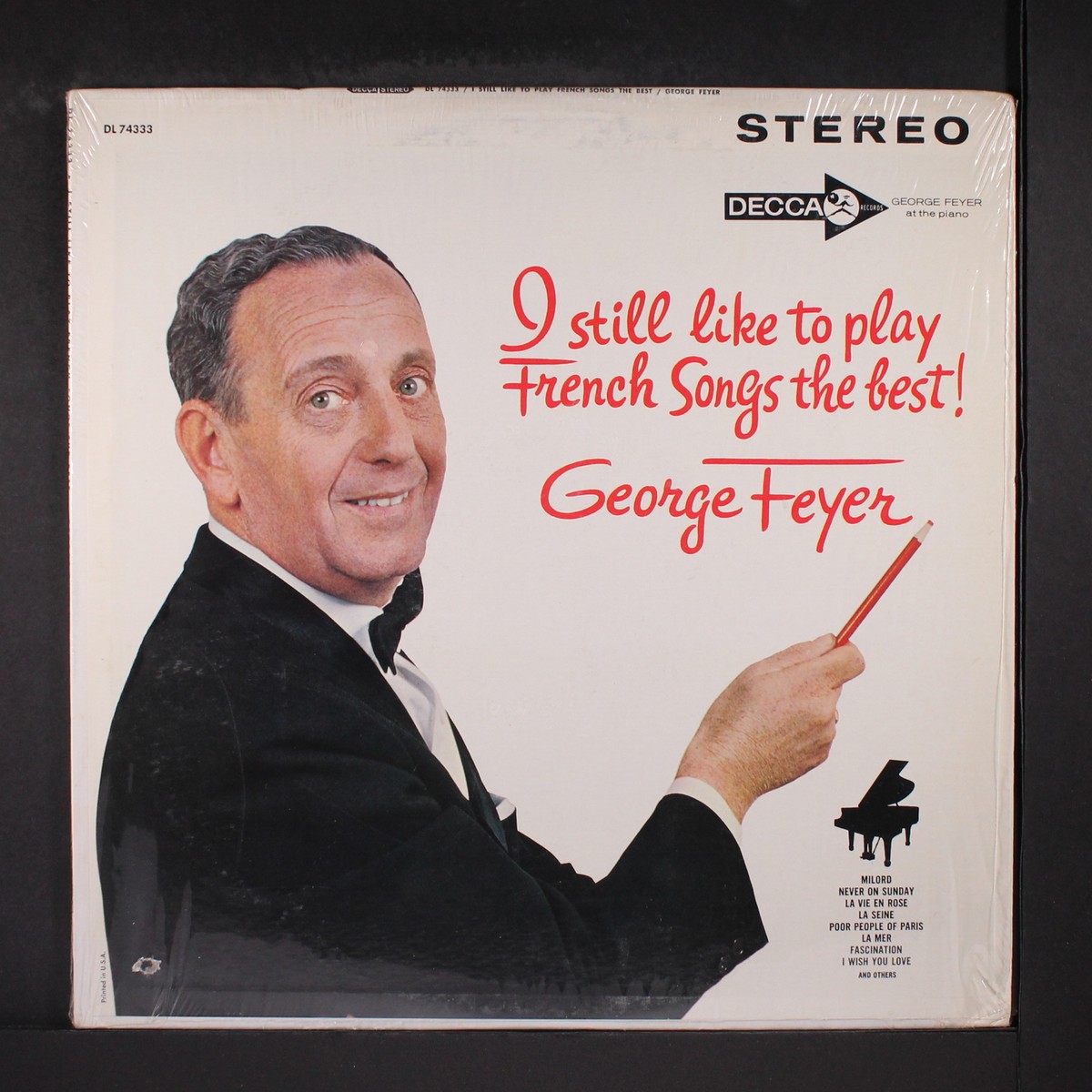 GEORGE FEYER: i still like to play french songs the best DECCA 12
