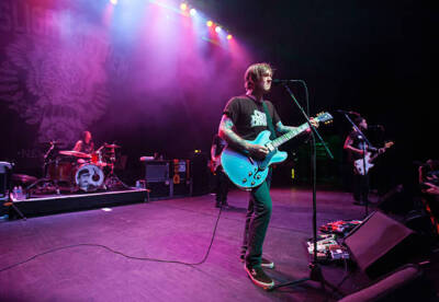 Brian Fallon and Alex Levine of Gaslight Anthem perform in concert- Old Photo 1