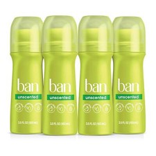 Ban Original Unscented 24-hour Invisible Antiperspirant 3.5oz Roll-on Deodorant