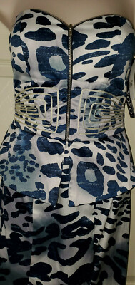 xoxo peplum dress XOXO Juniors Printed Tiered Peplum Dress Olive L at Amazon Women's Clothing store