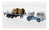 #85173 - Brekina Scania Lb 76 Rungen-Sz - Slab - Mit Kabeltrommeln - 1962 - 1:87