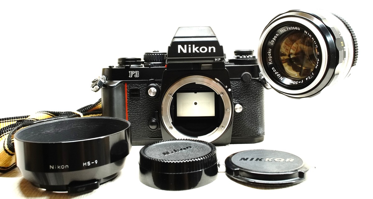 MINT w/ Strap] Nikon F3 HP 35mm Film Camera Ai 50mm F1.4