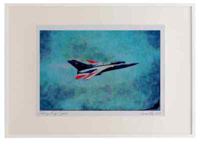 727059 Royal Air Force F 3 _Tornado_ Aquarell Bilderrahmen