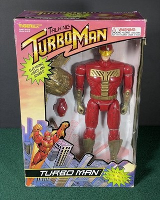 Original 1996 Talking TURBOMAN action figure, Jingle All The Way