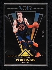 2017-18 Panini Noir Metal Frame Alternate 18/25 Kristaps Porzingis #214 5xx