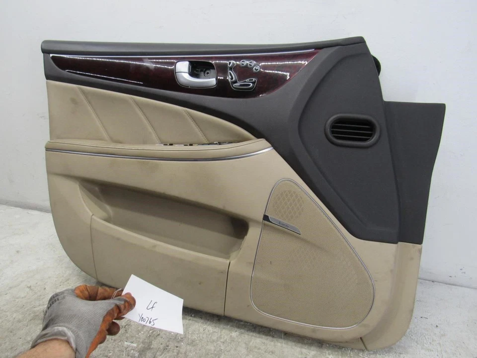 2013 Hyundai Equus left driver front door interior trim panel window switch card — 第 3/4 张图片