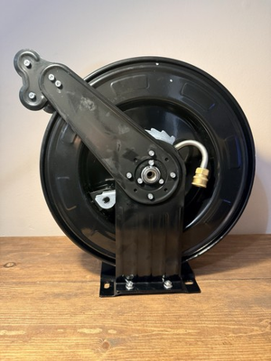 #ad Pressure Washer Hose Reel 3 8” x 50ft Retractable Auto Rewind 4000PSI Heavy Duty $110.00