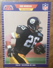 1989 Pro Set Rod Woodson Rookie card. rookie card picture