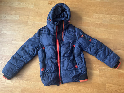 Geographical Norway Expedition warme Winterjacke Gr. S blau