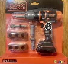 🎰TRAPANO GIOCATTOLO per Bambini BLACK & DECKER  +3anni Smoby