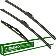 ZIXMMO 26" 20" Windshield Wiper Blades with 12" Rear Wiper Blades Set