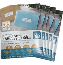 Premium Shipping Address Mailing FBA Labels 1" x 2 5/8" 30 Per Sheet 50 Sheet
