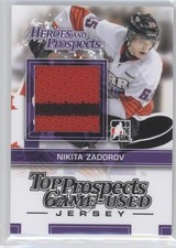 2013 ITG Heroes and Prospects Top Game-Used Black Jersey /160 Nikita Zadorov 0f8
