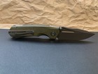 REMETTE Rhino MC25A 14C28N Stonewashed Blade Green Micarta EDC Folding Knife — photo 3