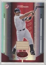 2004 Leaf Certified Materials Red Mirror Bat 101/150 Jorge Posada #106 1o3